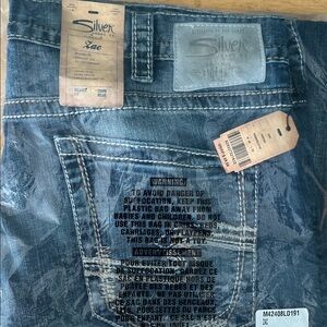 Silver Jeans Men's Dark Blue Relaxed Jeans BNWT size 40x32